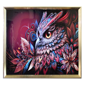 Bejeweled Owl Wall Art