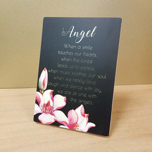 When a Smile Angel Plaque | Free Standing | Sentimental