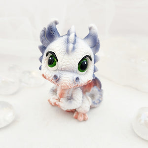 White Baby Big Eyed Dragon