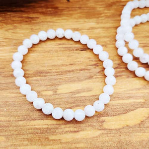 White Moonstone Bracelet