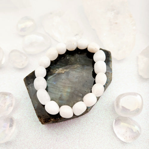 White Moonstone Nugget Bracelet (assorted)