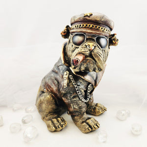 Winston the Biker Bulldog