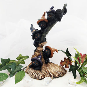 Witchy Cats w. Broom