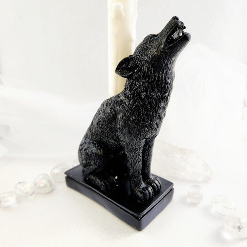 Wolf Candle Holder (approx. 16.5x10.5cm)