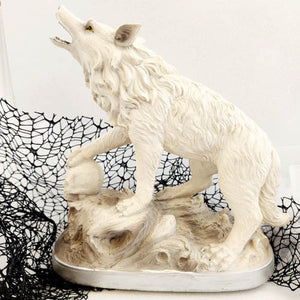 Wolf on Skull