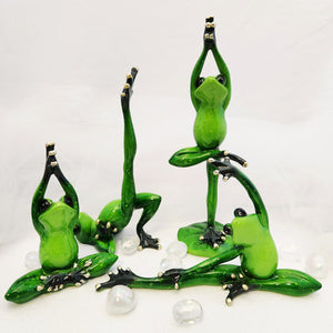 Yoga Posing Frog
