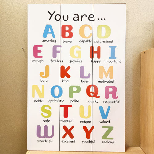 You Are Wall Art (approx. 40x60cm)