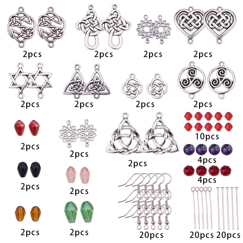 Buy DIY Crafts Earring Making Kit Jewelry Makes Supplies with Earring Post  Jump Rings Earring Online at Best Prices in India - JioMart.