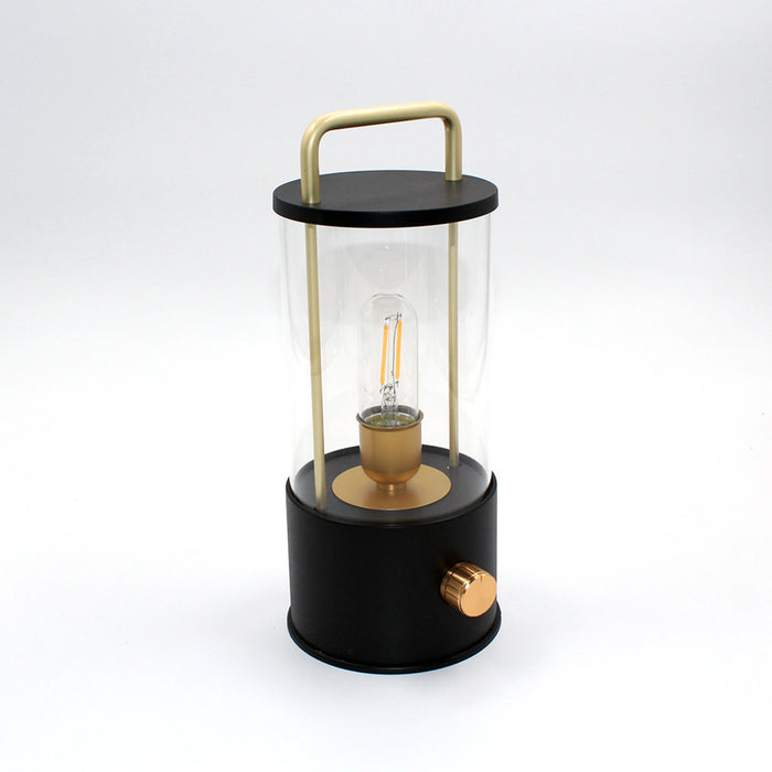 Black LED Lantern Lamp With Dimmer