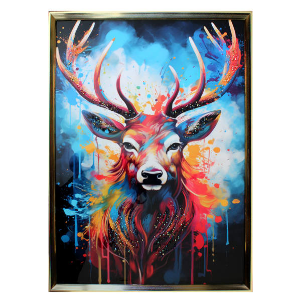 Bejewelled Stag Wall Art