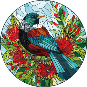 Stained Glass Tui Hanging