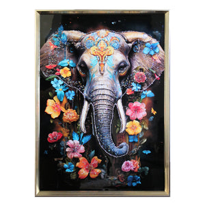 Bejeweled Elephant Wall Art