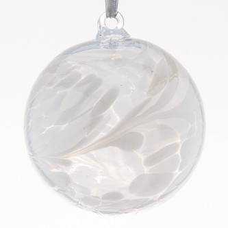 Whiter Shade of Pale Friendship Ball (glass. approx. 10cm)