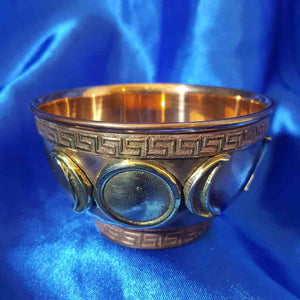 Triple Moon Copper Bowl (approx. 8x4.5cm)