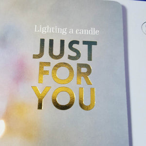 Lighting a Candle Greeting Card