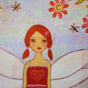 Flower Fairy Canvas (approx. 40x40x2cm)