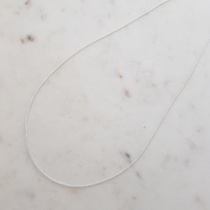 Fine White Metal Chain