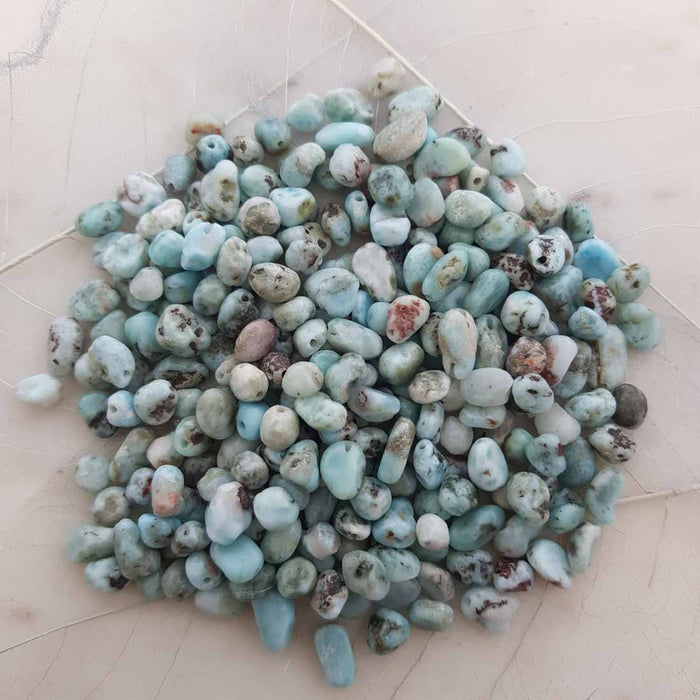 Larimar Nugget Bead (assorted. approx. 8mm)