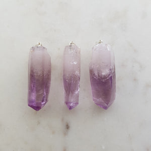 Vera Cruz Amethyst Natural Point Pendant