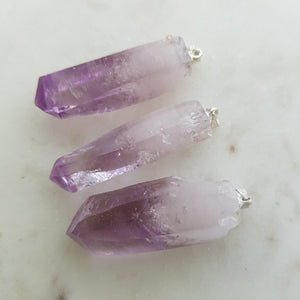 Vera Cruz Amethyst Natural Point Pendant