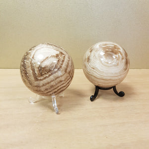 Aragonite/Calcite Sphere (assorted. approx. 6.5-7cm diameter)