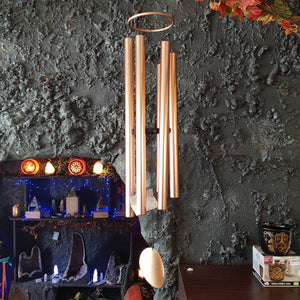 Rose Gold Natures Melody Aureole Chimes (approx 107 cm)