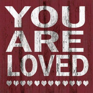 You Are Loved Wall Art  (approx. 40x40cm)