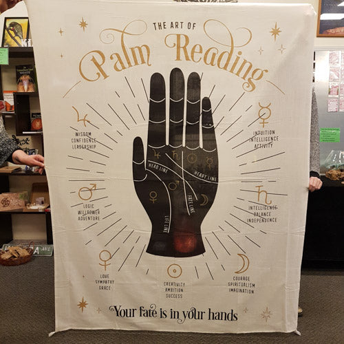 Palm Reading Wall Hanging (approx. 183x145cm)