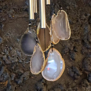 Agate Natural Slices Wind Chimes