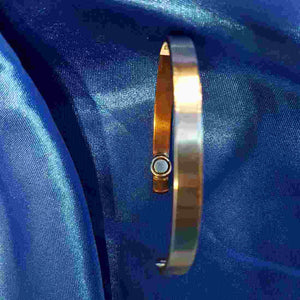 Copper/Silver 10mm Bracelet