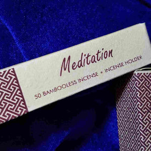 Meditation Incense (50 sticks & holder)