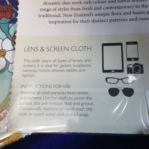 NZ South Island Flowers Lens & Screen Cloth