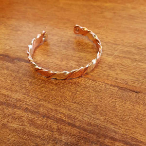 Sterling Silver on Copper Bracelet with Magnets (7mm) NZ made