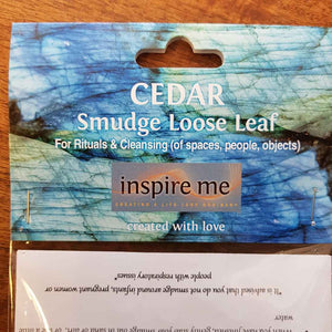 Cedar Loose Leaf Smudge (approx. 20gr)