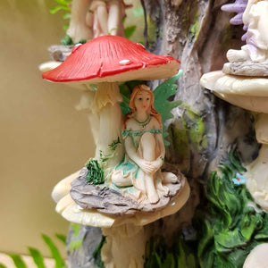 Fairy Sitting Under Mushroom (Asst Colours)