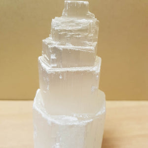 Selenite Skyline Colour Changing LED USB Lamp (approx. 15x5cm)