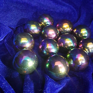 Titanium Quartz Sphere (lasered)
