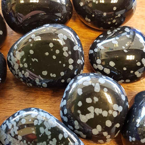 Snowflake Obsidian Tumble (assorted)