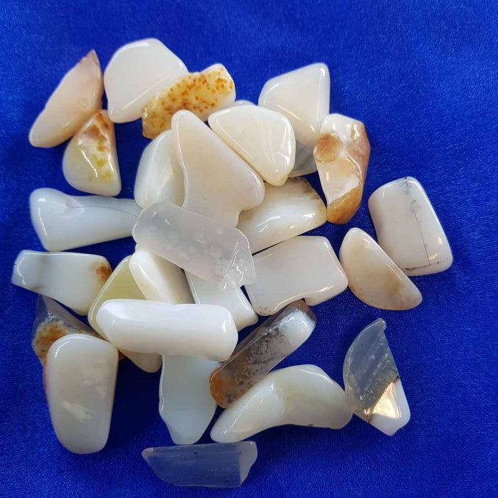 White Opal Tumble (assorted shapes & sizes)