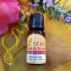 Hers Alone Synergy Blend (a blend of 100% pure essential oils of clary sage geranium lavender) 10ml