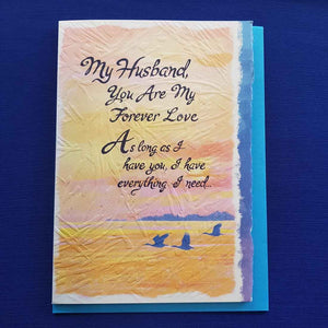 My Husband You Are My Forever Love Greeting Card