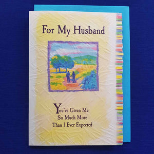 For My Husband Youve Given Me So Much More Greeting Card