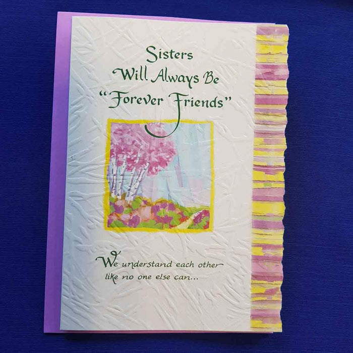 Sisters Will Always Be Forever Friends Greeting Card