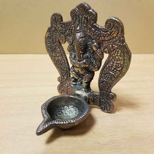 Ganesh Metal Incense Holder