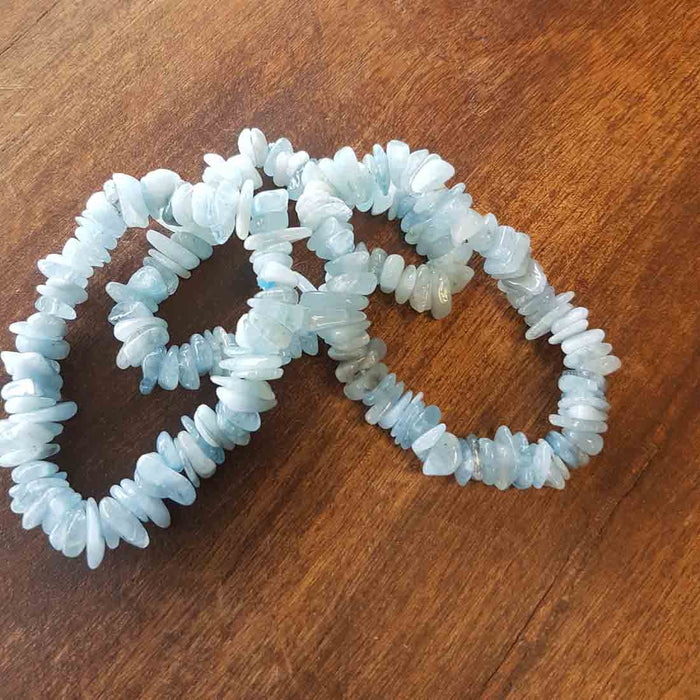 Aquamarine Chip Bracelet (assorted)