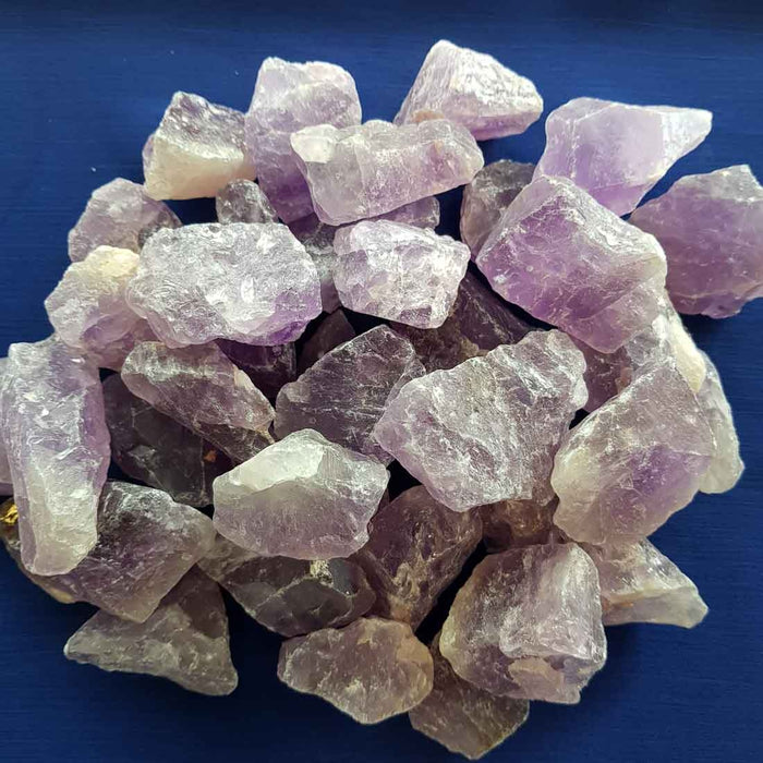 Amethyst & Chevron Mix Rough Rock (assorted. approx. 2.5-5x2-3cm but they really do vary)