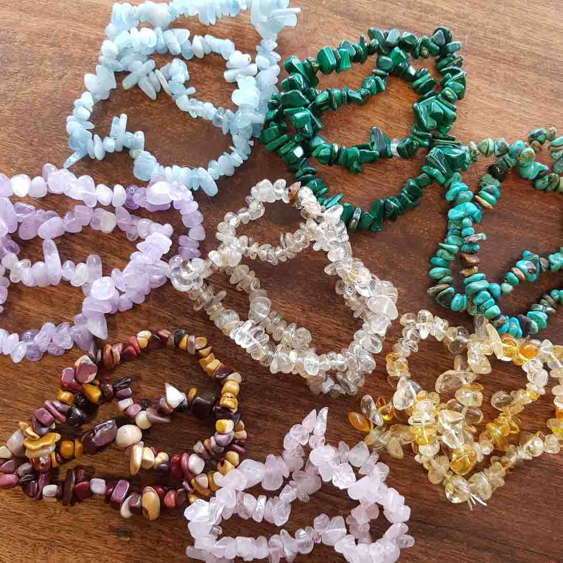 Crystal Chip Bracelet (assorted) – Inspire Me Online