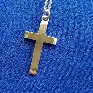 Cross with Chain (sterling silver)