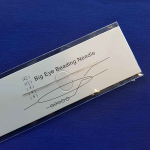 Big Eye Beading Needle (stainless steel) 75x.3mm