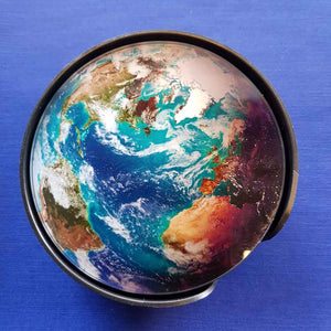 Earth Satellite Image Coaster Set (6) These are Glass